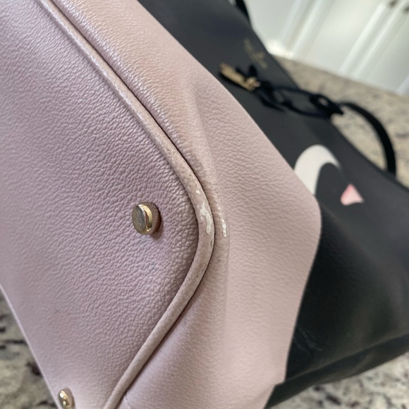 Kate Spade Black and Pink Swan Tote Bag - Picture 12 of 15